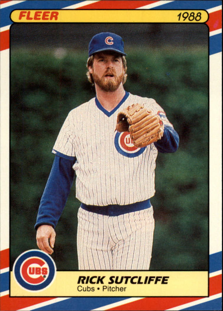 1988 Fleer Superstars Baseball Cards   039      Rick Sutcliffe